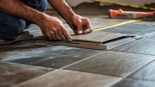 De la coupe droite aux formes complexes : Comment poser du carrelage au sol comme un pro ?